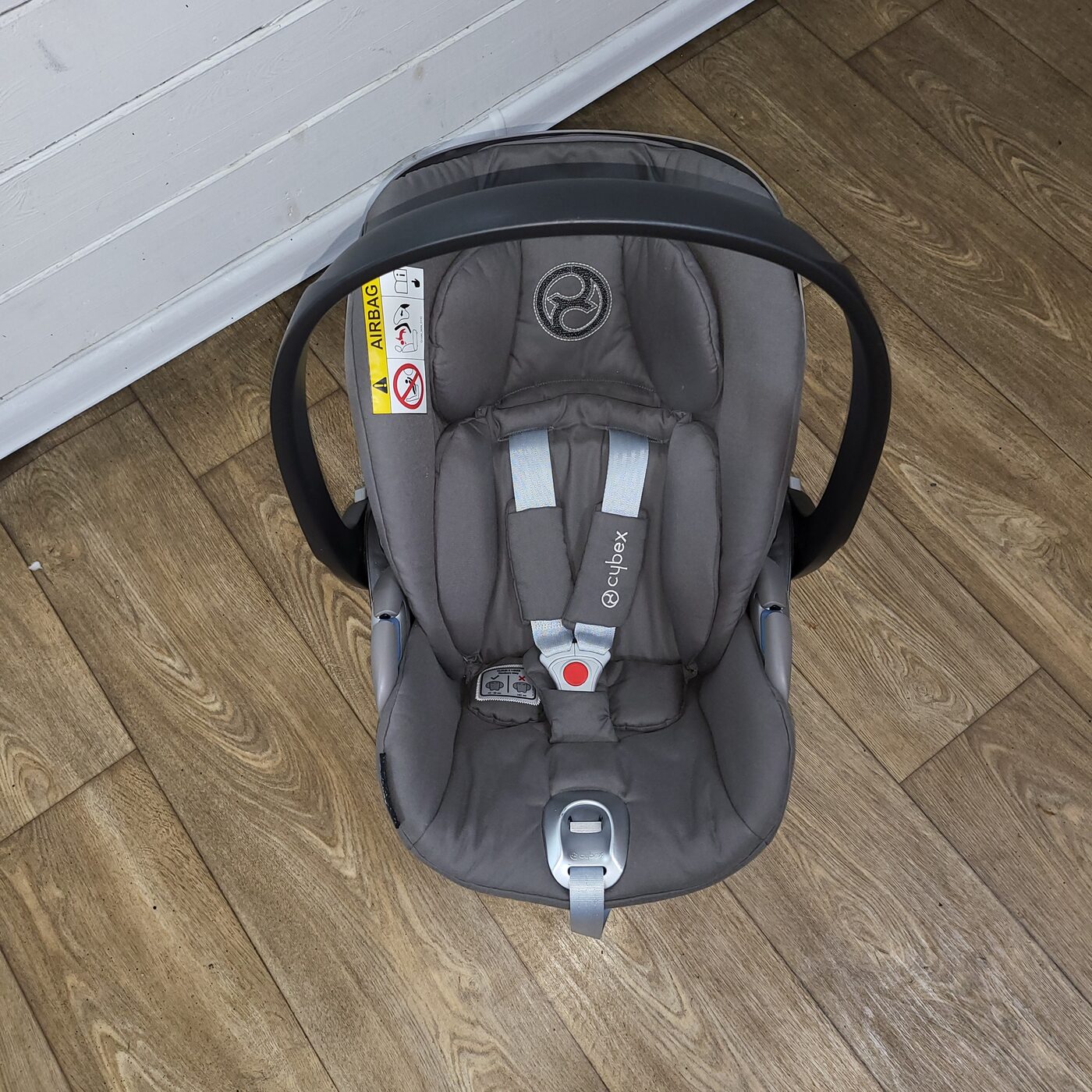 (Lietots) Cybex Cloud Z, T, G kokvilnas ieliktnis gavgaļa sadaļā (Pelēks)