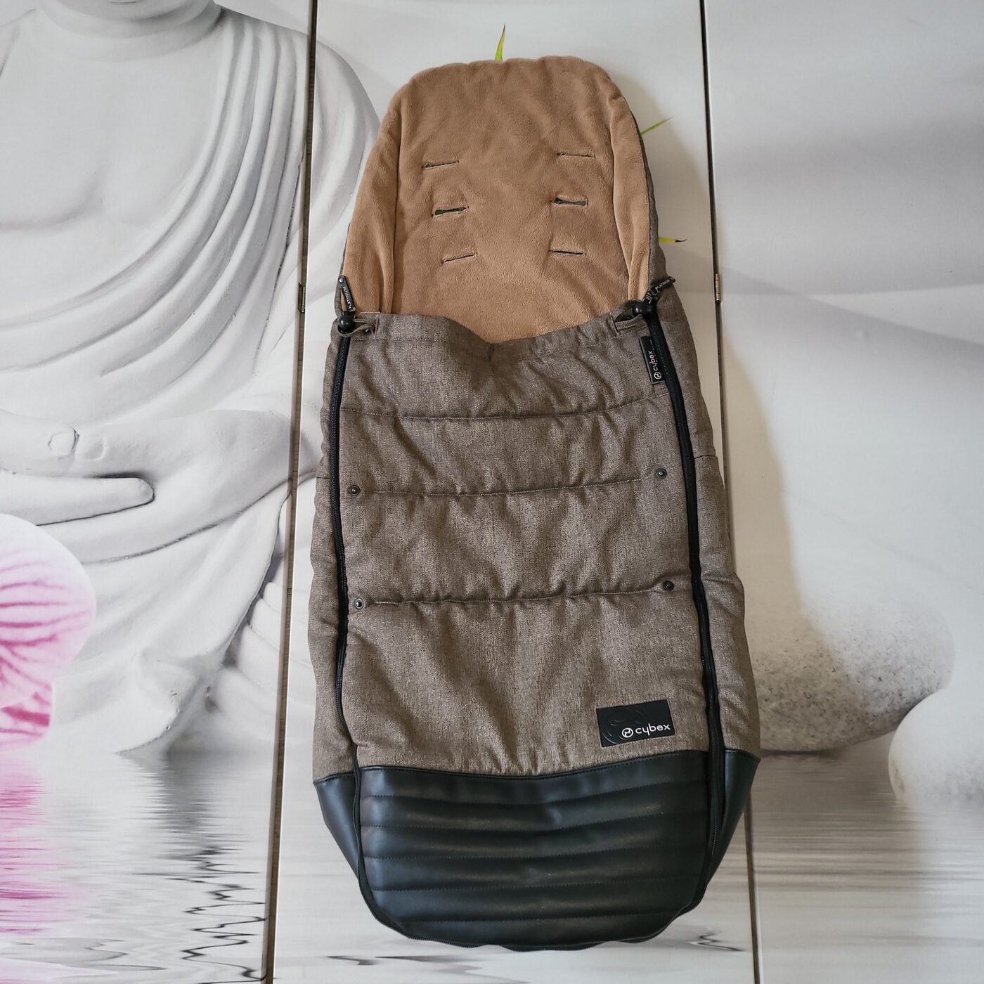 (Lietots) Cybex Priam 2.0 guļammaiss Cashmire Beige (brūns)