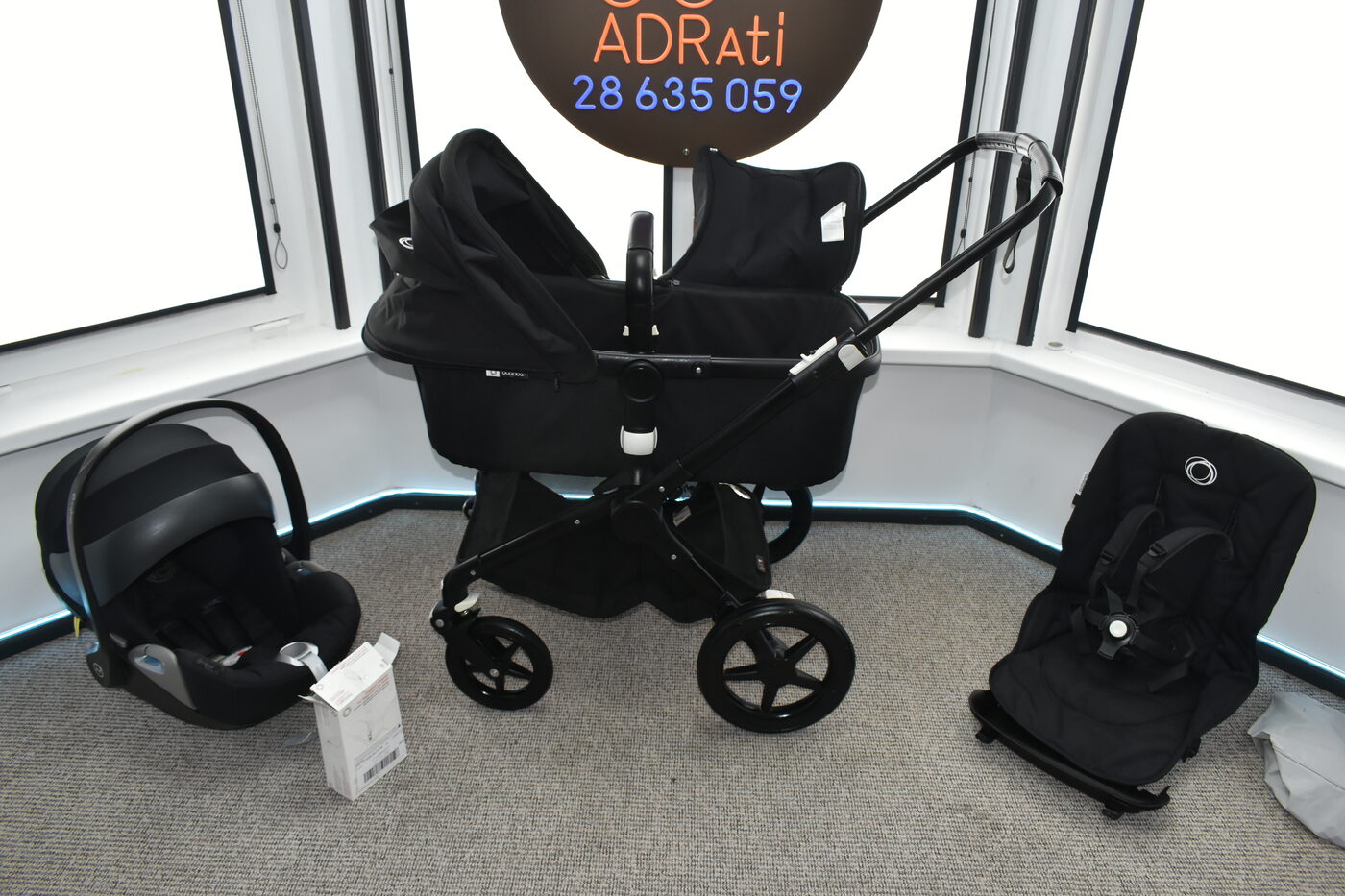 (Lietoti) Bugaboo Fox Black frame 3