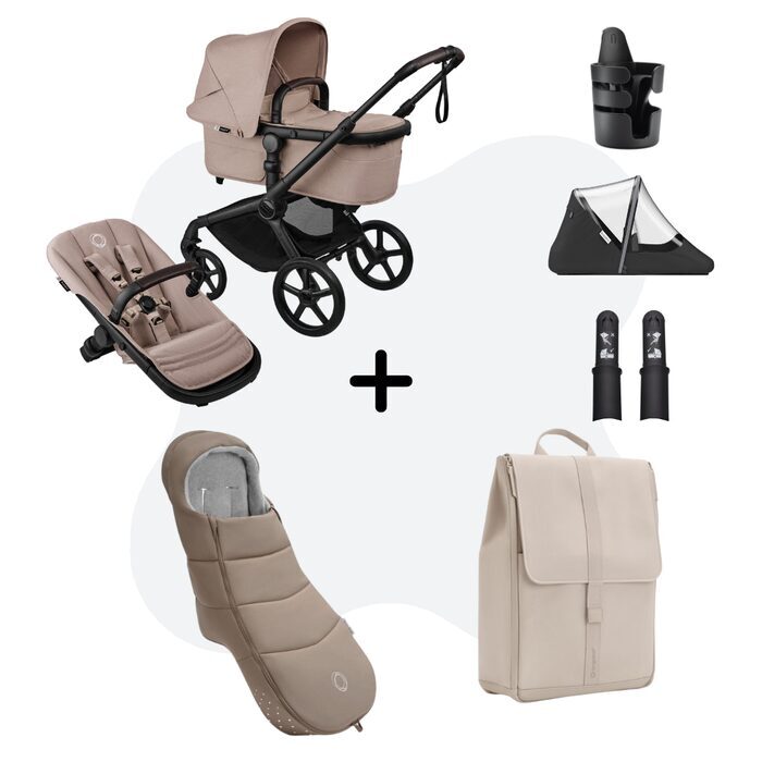 (Jauni) Bugaboo Fox 5 Renew Black
