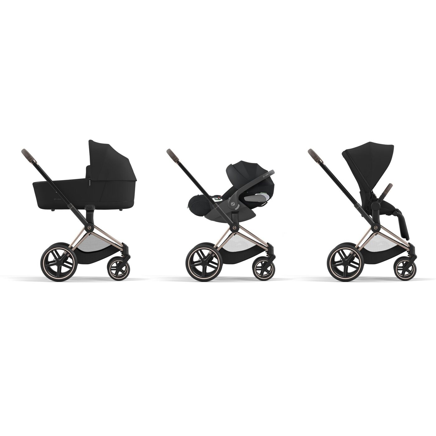 (Jauni) Cybex Priam 4 Sepia Black