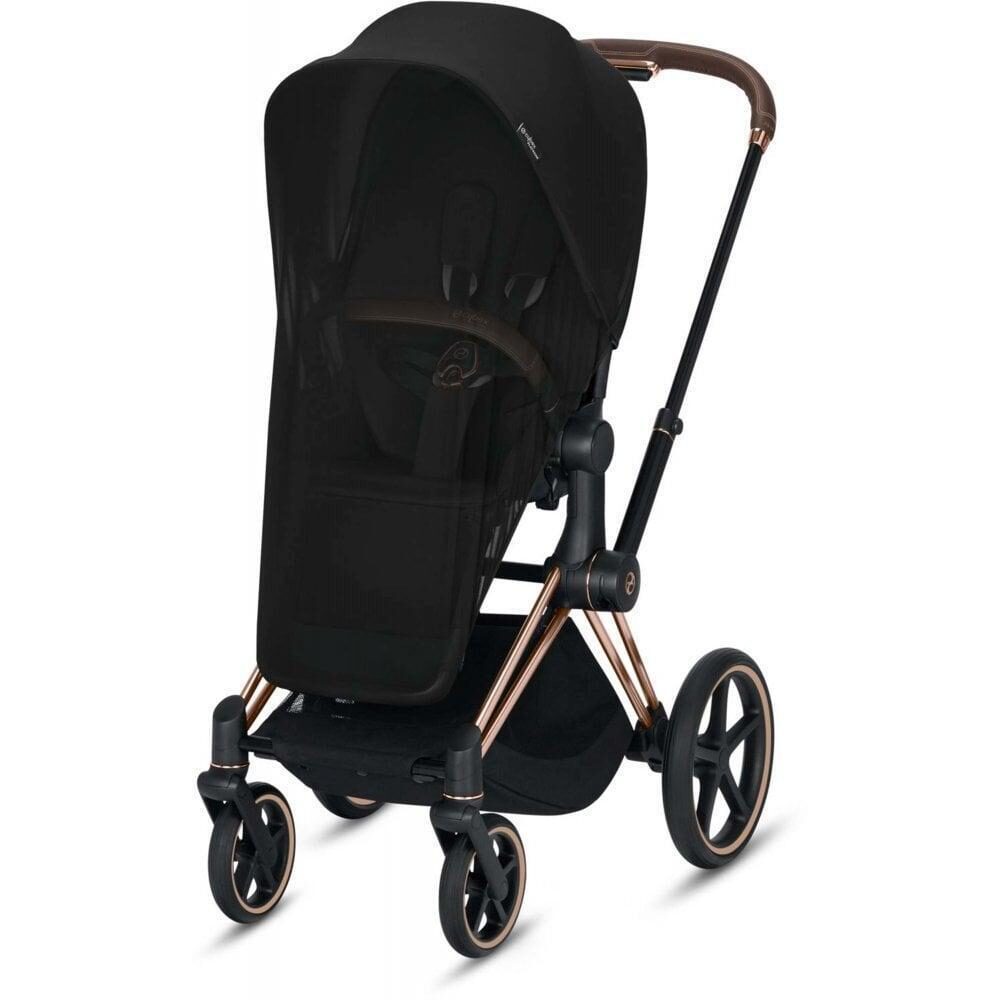(Jauns) Cybex Priam, Mios moskītu tīkls pastaigu daļai (Melns)